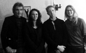 Jez with Kari MacLeod, Andy May and David de La Haye.